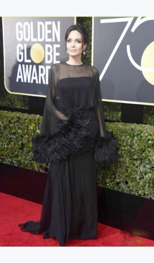 AS SEEN ON ANGELINA JOLIE at 75th Annual Golden Globe Awards in Beverly Hills